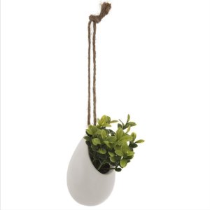 Atmosphera Roślina sztuczna w dekoracyjnej donicy, wisząca na sznurku, 13 cm 1