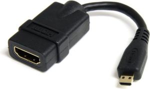 Adapter AV StarTech HDMI Micro - HDMI czarny (HDADFM5IN) 1