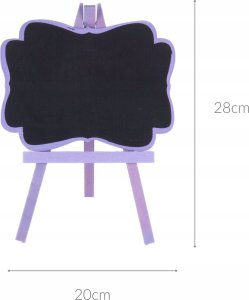 pincello Winietka tablica na drewnianej sztaludze, 21 x 1,4 x 28,5 cm 6