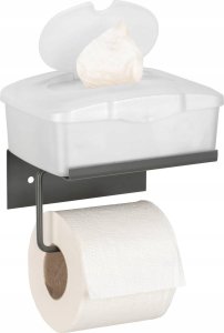 Wenko Metalowy uchwyt na papier z półeczką DESULO 6