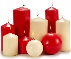 Acorde Świeca walec LUNAR, Ø 9 cm 2