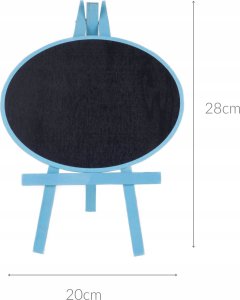 pincello Winietka tablica na drewnianej sztaludze, 21 x 1,4 x 28,5 cm 5