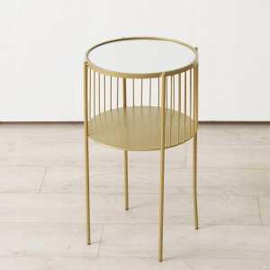 Boltze Metalowy stolik pomocniczy LOBO, Ø 33 x 55,5 cm 2