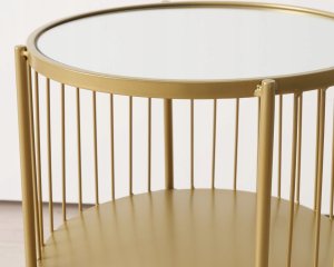 Boltze Metalowy stolik pomocniczy LOBO, Ø 33 x 55,5 cm 4