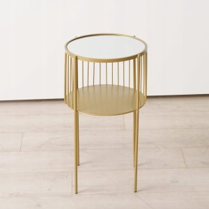 Boltze Metalowy stolik pomocniczy LOBO, Ø 33 x 55,5 cm 5