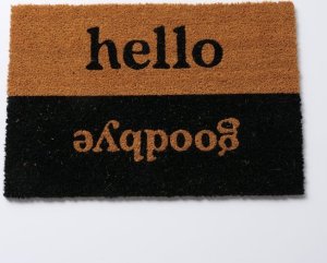 Boltze Wycieraczka z włókna kokosowego HELLO, 60 x 40 cm 5