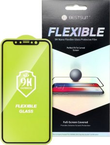 Bestsuit Szkło hybrydowe Bestsuit Flexible 5D Full Glue do iPhone 14 Pro Max czarny 1