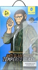 Blueo Szkło Hartowane 5D Mr. Monkey Glass - Apple iPhone 14 Pro Max czarny (Strong Matte) 4