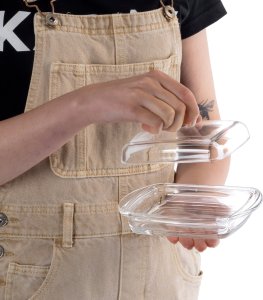 Maselniczka Kadax KADAX Maselnica szklana 8