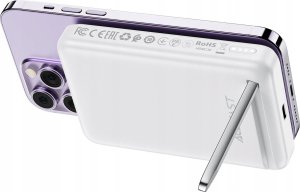 Acefast Powerbank indukcyjny Acefast M6 PD 20W 10000mAh + kabel - biały 2