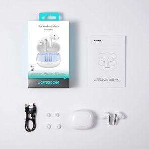 Słuchawki Joyroom Słuchawki Joyroom Funpods JR-FN2 douszne TWS z Bluetooth 5.4, funkcją ANC i ochroną IP54 - białe 8