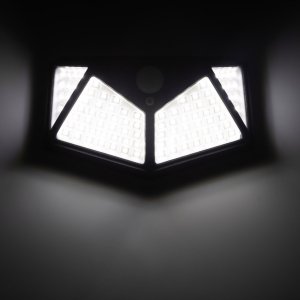Kinkiet PrzydaSie Lampa Solarna Czujnik Ruchu Zmierzchu 100 Led 6