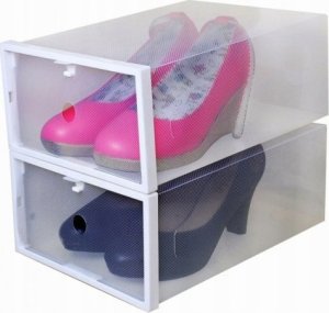 PrzydaSie Pudełko Organizer Pojemnik Na Buty Obuwie Z Klapą 2
