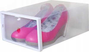 PrzydaSie Pudełko Organizer Pojemnik Na Buty Obuwie Z Klapą 4