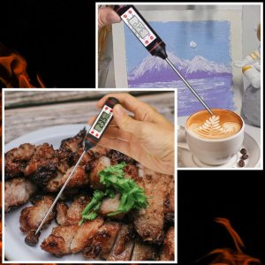 PrzydaSie Termometr Szpilkowy Lcd Sonda Kuchenny Mięsa Wina 9