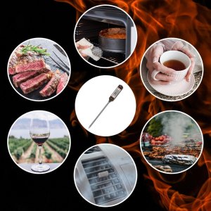 PrzydaSie Termometr Szpilkowy Lcd Sonda Kuchenny Mięsa Wina 10