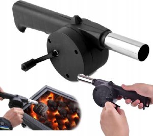 PrzydaSie Dmuchawa Do Rozpalania Kominka Pieca Ogniska 3