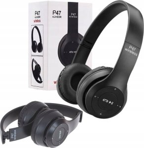 Słuchawki PrzydaSie Słuchawki Bezprzewodowe Nauszne Bluetooth P47 Mp3 1