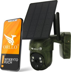 Kamera IP ORLLO Kamera IP Orllo Bezprzewodowa 4G LTE Obrotowa z Panelem Solarnym ORLLO TZ1 MORO 1