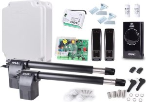 Faac Zestaw Alfa Long - FAAC 414 do 10m bram dwuskrzydłowych 20