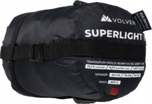 Volven śpiwór superlight i-czerwony-lewy 7