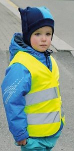 Dunlop KAMIZELKA ODBLASKOWA DLA DZIECI DUNLOP ŻÓŁTA 3