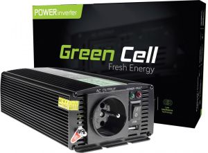 Przetwornica Green Cell 24V do 230V, 500W/1000W (INV04) 1