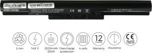 Bateria Whitenergy do Sony Vaio 14E 15E 2200mAh czarna (10341) 6