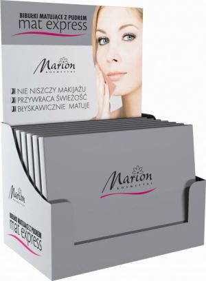 Marion Zestaw Bibułki matujące z pudrem 4szt + 1 (MA9010) 1