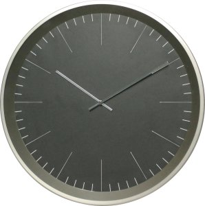 Technoline WT 7245 nástěnné hodiny, analogové, řízené krystalem, kovový rámeček, černý ciferník 1