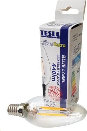 Tesla żarówka LED Crystal Retro E14, 4W, 230V, 2700K (CL140427-1) 1