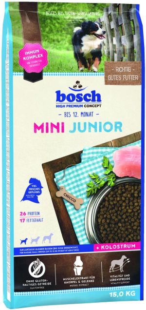 Bosch Tiernahrung Mini Junior 15kg 1