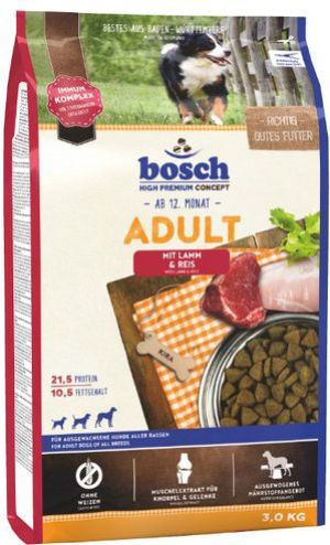 Bosch Tiernahrung Adult Lamb & Rice 3kg 1