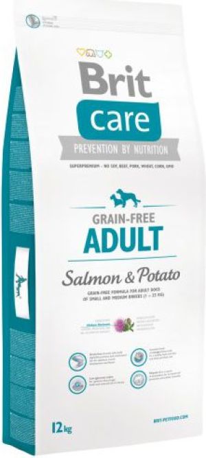 Brit Care Grain Free Adult Salmon & Potato 12kg 1