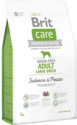 Brit Care Grain Free Adult Large Salmon & Potato 3kg 1