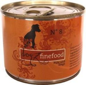 Dogz Finefood N.08 Indyk i koza puszka 200g 1