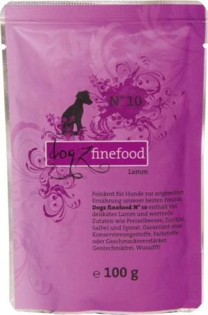 Dogz Finefood N.10 Jagnięcina saszetka 100g 1