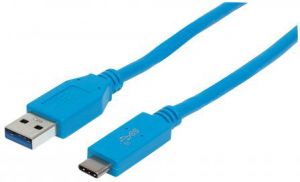 Kabel USB Manhattan USB-C 3.1 Gen2 (394468) 1