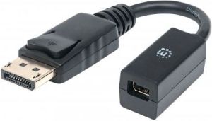 Kabel Manhattan DisplayPort Mini - DisplayPort 0.15m czarny (353403) 1