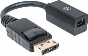 Kabel Manhattan DisplayPort Mini - DisplayPort 0.15m czarny (353403) 2