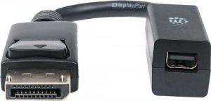 Kabel Manhattan DisplayPort Mini - DisplayPort 0.15m czarny (353403) 3