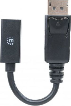Kabel Manhattan DisplayPort Mini - DisplayPort 0.15m czarny (353403) 4