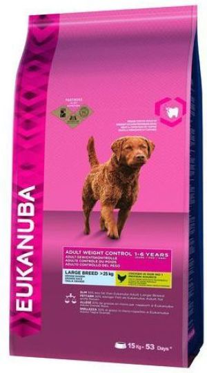 EUKANUBA Adult Weight Control Large Breed 15kg 1