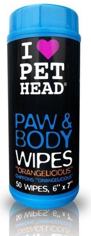 PET HEAD Paw & Body Wipes chusteczki do pielęgnacji 50szt 1