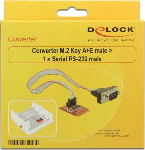 Delock Przejściówka M.2 Key A+E > 1 x Serial RS-232 (62951) 5