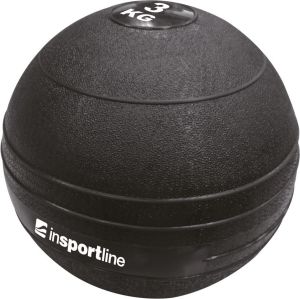 inSPORTline Piłka lekarska Slam Ball 3 kg czarna (13477) 1