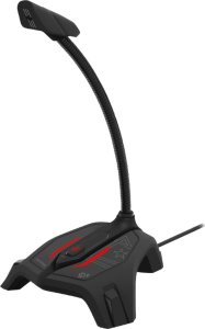 Mikrofon Vertux Vertux Mikrofon Omnikierunkowy USB STREAMER-2 LED RGB Mute Button Czarny 1