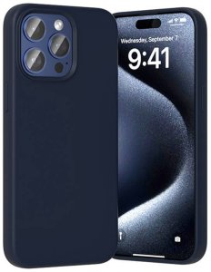 Vention Etui Silikonowe Vention KUFL0-30 do iPhone 15 Pro (niebieski) 6