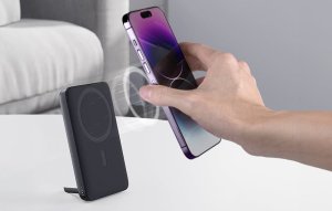 Aukey Powerbank magnetyczny PB-MS01, 6700mAh, 15W (czarny) 3