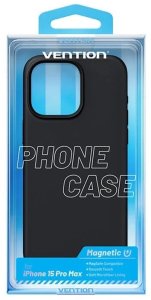 Vention Etui Silikonowe Vention KUFB0-40 do iPhone 15 Pro Max (czarny) 4